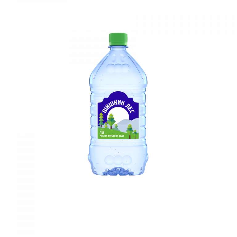 Вода питьевая Шишкин лес негазированная пластик 1 л
