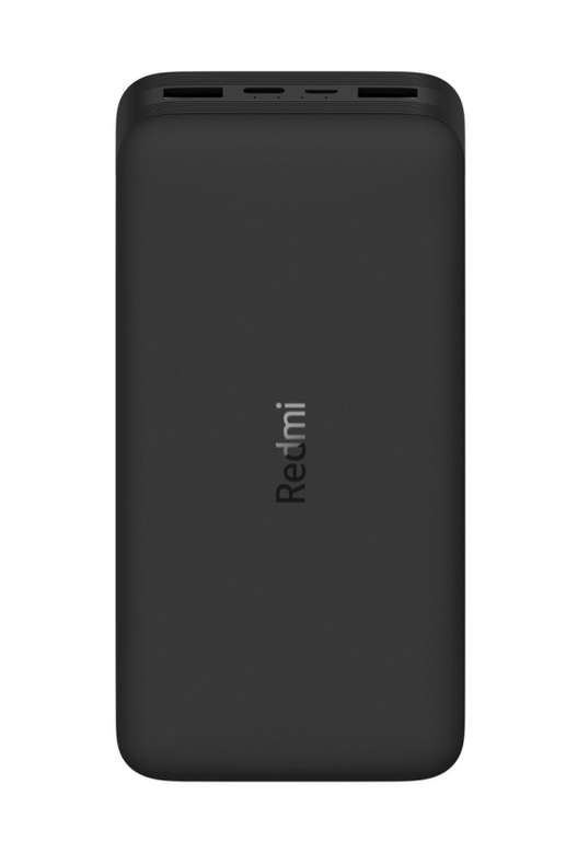 [СПб, возм., и др.] Портативный аккумулятор Xiaomi Redmi Power Bank Fast Charge, 20000 mAh, черный