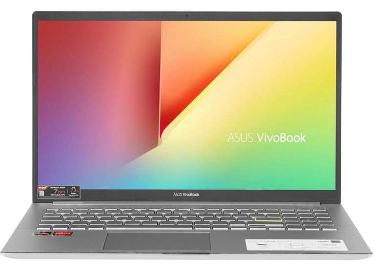 [СФО] Ноутбук ASUS VivoBook S15 M533IA-BQ097 белый (15.6", IPS, Ryzen 7 4700U(8 ядер), RAM 16 ГБ, SSD 512 ГБ, без OC)