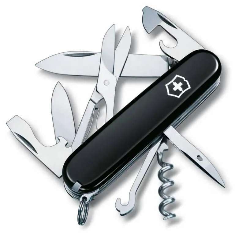 Складной нож Victorinox Climber, 91мм, черный [1.3703.3]