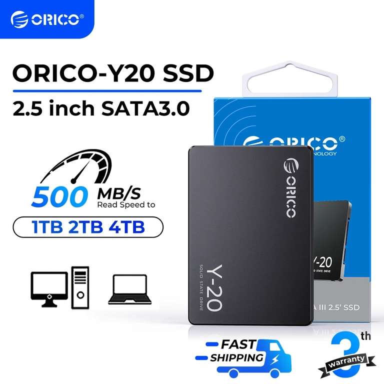 SSD-накопитель Orico Y20 (SATA III) на 128GB