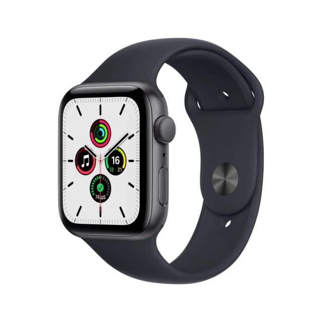 Смарт-часы Apple Watch SE 44 мм (серый космос)