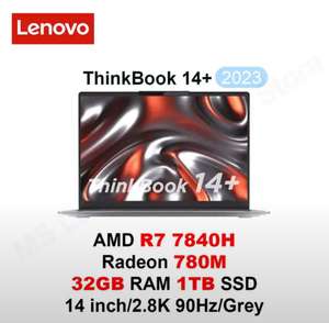 Ноутбук Lenovo ThinkBook14+ AMD 2024 14.5", R7 7840H, 32 ГБ, 1 ТБ, 2.8K