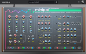 Музыкальный плагин Minipol от Karanyi Sounds бесплатно