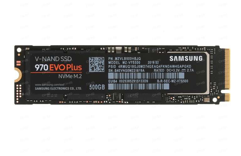 500 ГБ SSD M.2 накопитель Samsung 970 EVO Plus