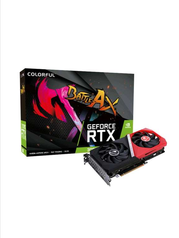 Видеокарта Colorful GeForce RTX 3060 12 ГБ (RTX 3060 NB DUO LHR ), rev. 2.0, LHR (при оплате Ozon Картой, доставка из-за рубежа)