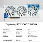 Видеокарта PELADN GeForce RTX 3060 Ti 8 ГБ (NVIDIA), из-за рубежа