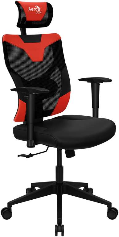 Компьютерное кресло AeroCool Guardian игровое, обивка: сетка/искусственная кожа