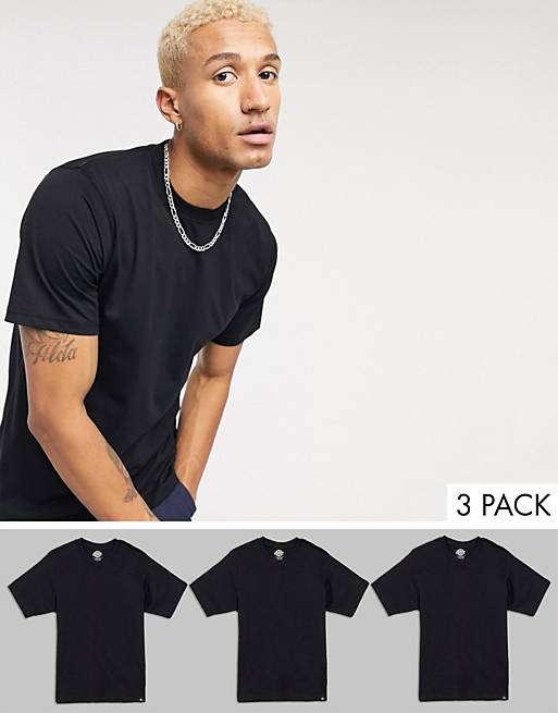 Набор из 3 черных футболок Dickies