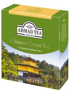 Чай зеленый Ahmad Tea, 100пак.