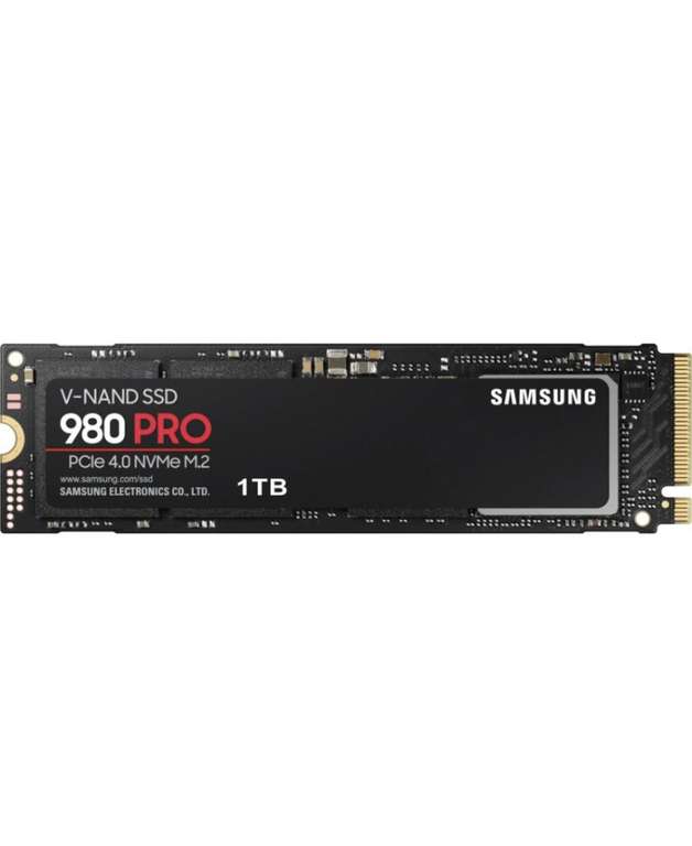 1 ТБ Внутренний SSD диск Samsung 980 PRO M.2 PCI-E 4.0 MZ-V8PITOBW (цена с озон-картой)