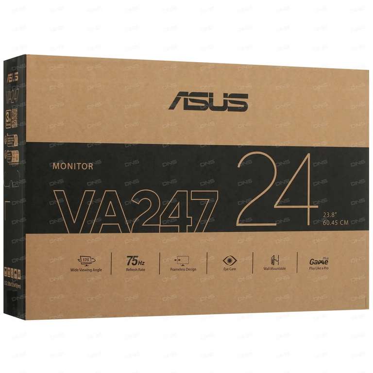 Монитор ASUS VA247HE (23.8", VA, 1920x1080, 75 Гц)