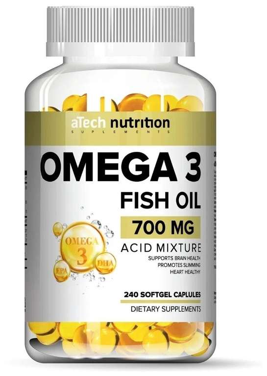 Omega 3 мягк. капсулы, 0.7 г, 240 шт.