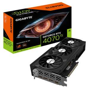 Видеокарта GIGABYTE NVIDIA RTX4070Ti WINDFORCE OC + возврат до 50% бонусами