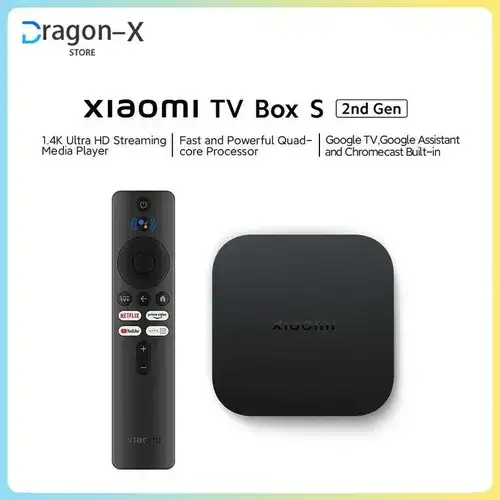 ТВ-приставка Xiaomi Mi TV Box S (2nd Gen), с Озон картой, из-за рубежа