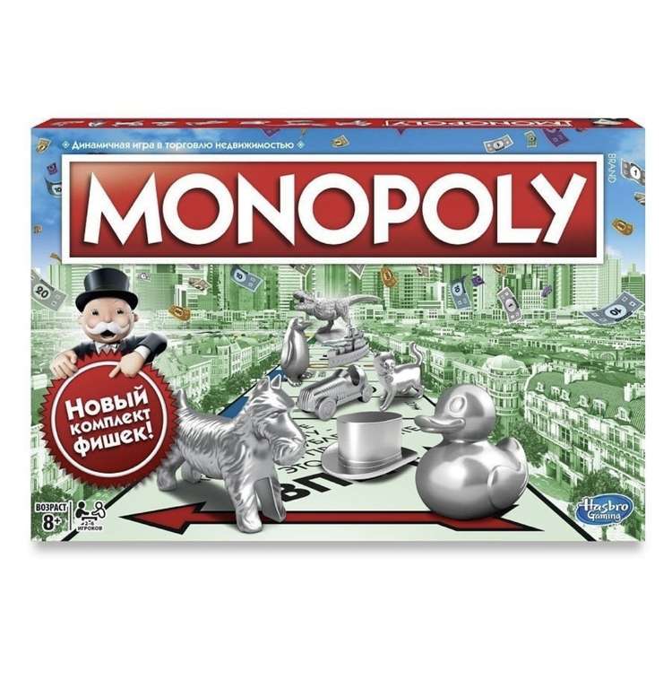 Игра настольная Монополия Классика Monopoly C1009