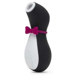 Вибратор Satisfyer пингвин вакуумный, секс игрушка взрослых