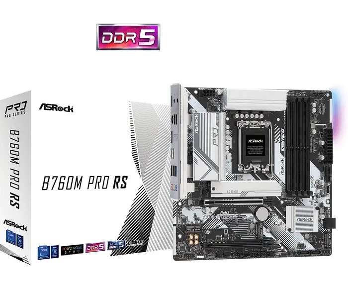 Материнская плата ASRock B760M PRO RS DDR5