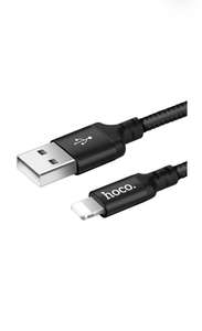 Кабель HOCO X14 Lightning -USB черный