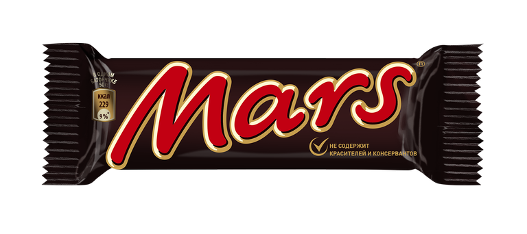 Шоколадный батончик mars 50г