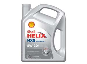 Синтетическое моторное масло SHELL Helix HX8 5W-30 SL A3/B4, 4л
