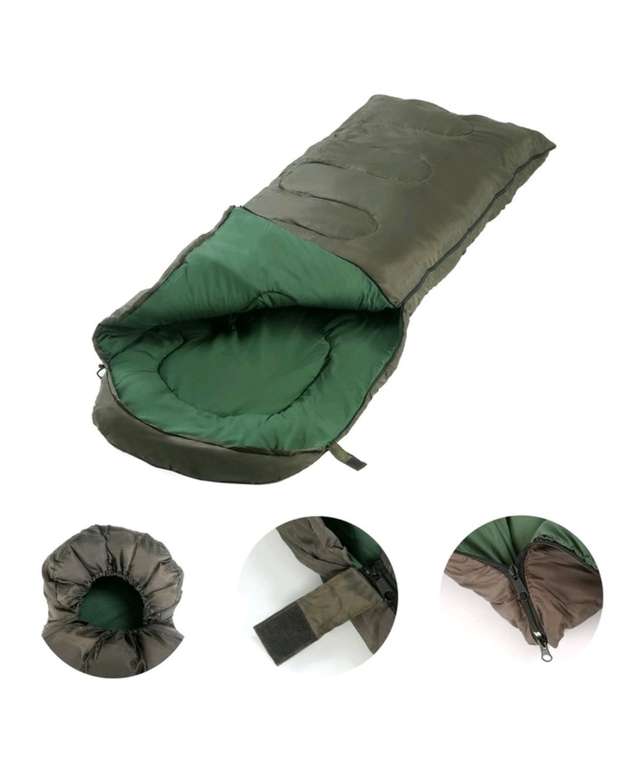 Спальный мешок, туристический, 220 х 75 см, до -20 градусов, 700 г/м2 (кэш 906 с подпиской сбера)