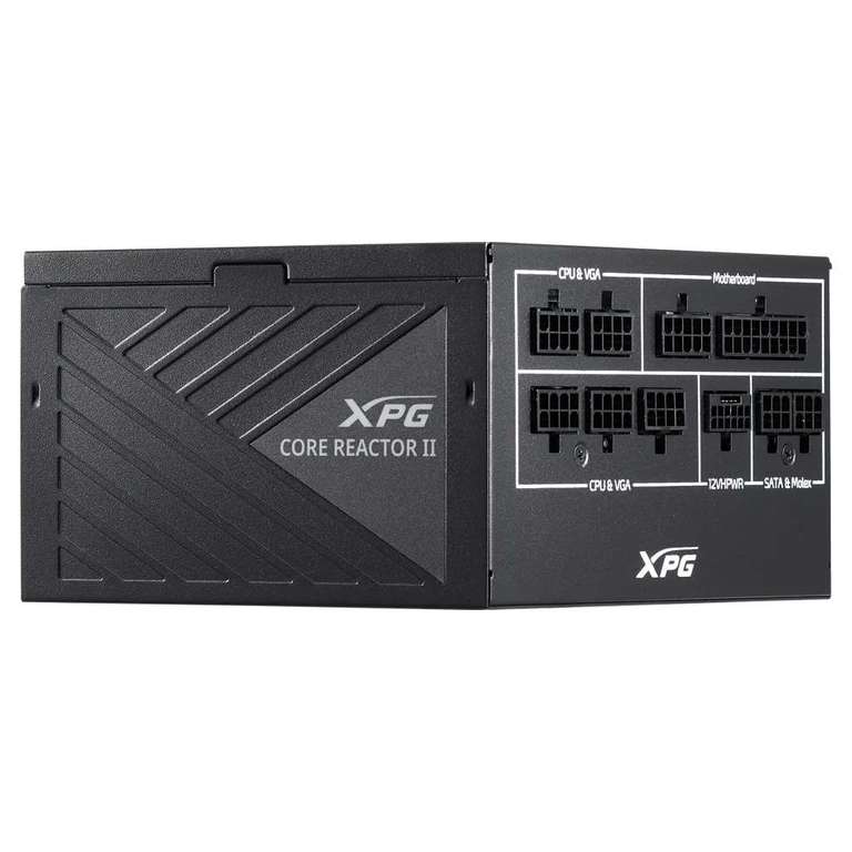 Блок питания XPG Core Reactor II 850 Вт (COREREACTORII850G-BKCEU), Модульный, 80+ Gold, 12VHPWR (через Сочи)