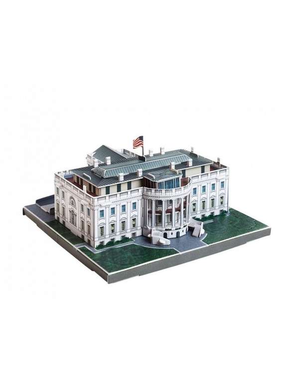 Белый дом. Сборная модель из картона Умная Бумага