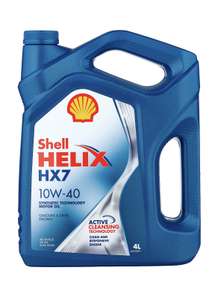 Полусинтетическое масло Shell Helix HX7 10W-40, 4 л