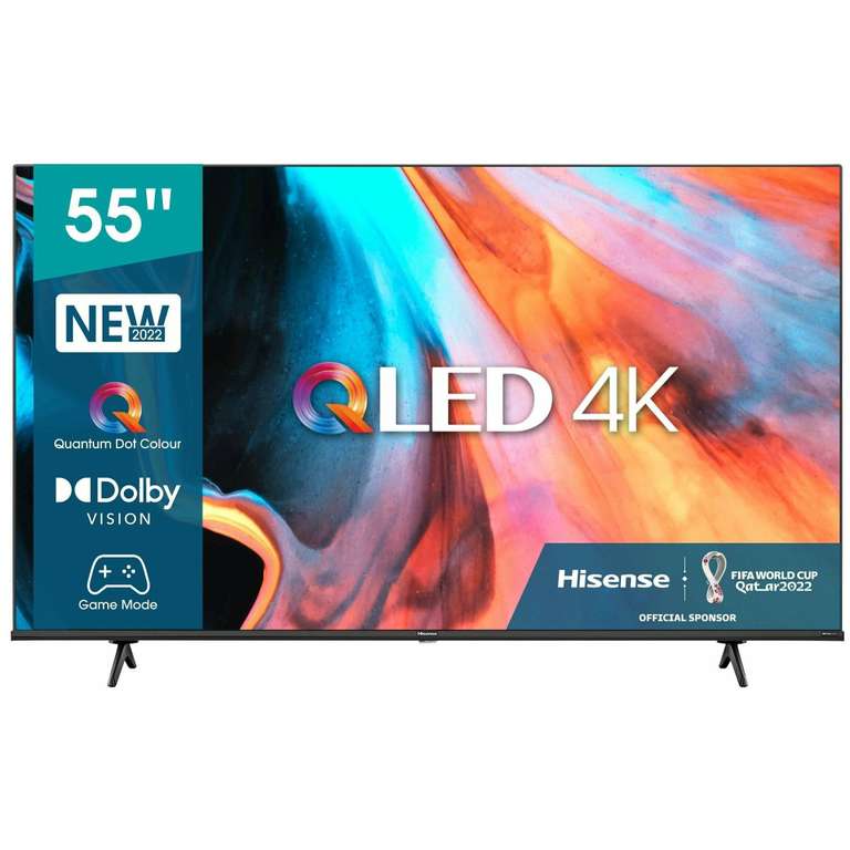 QLED телевизор 4K Ultra HD HISENSE 55E7HQ, 55", Smart TV