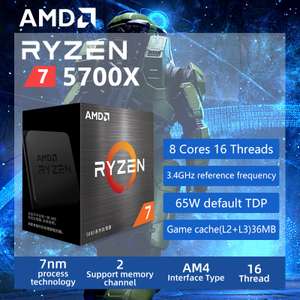 Процессор AMD Ryzen 7 5700X, 8/16 ядер, AM4, BOX