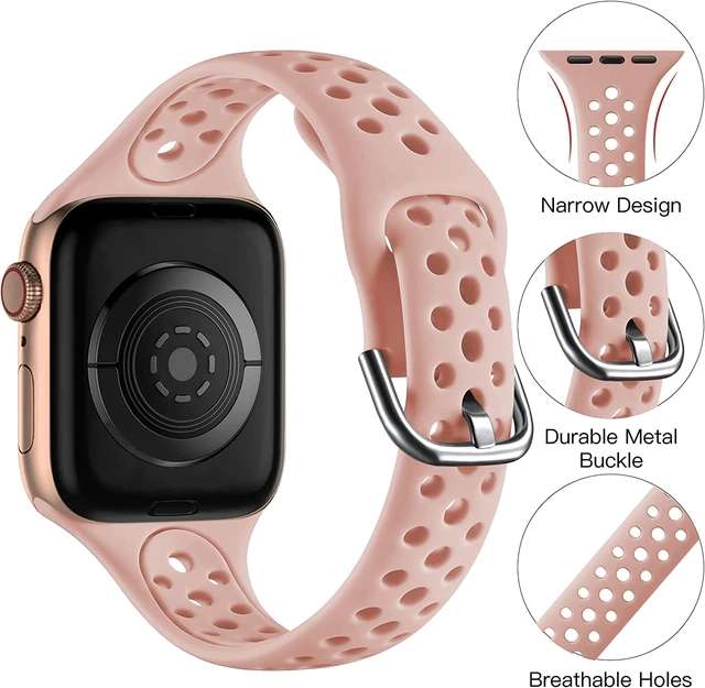 Силиконовый ремешок для часов Apple Watch 6.