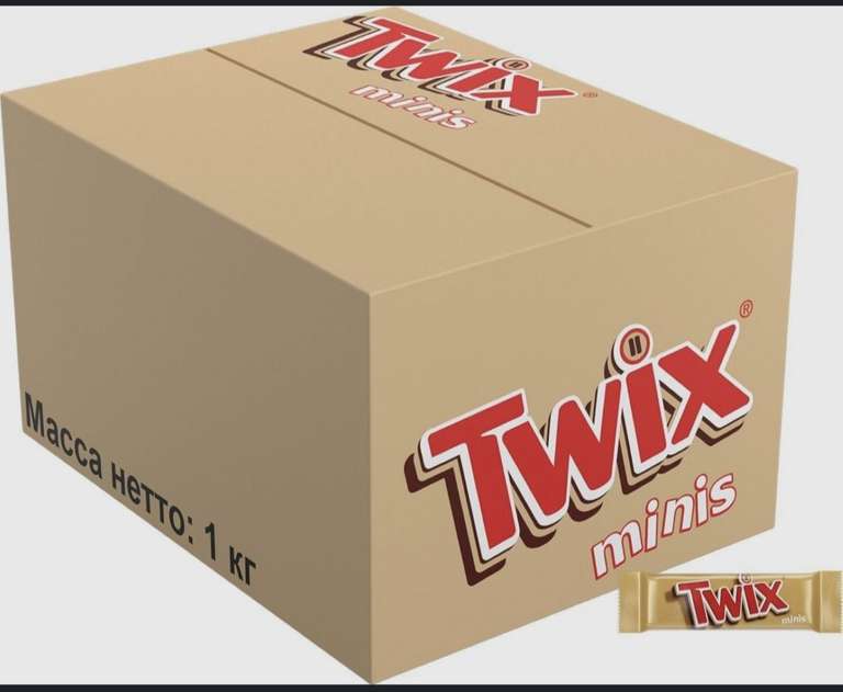 Конфеты шоколадные батончики Twix Minis, 1 кг / Печенье, шоколад, карамель (602₽ по карте озон)