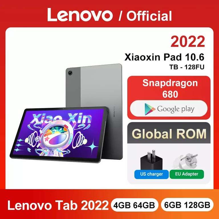 Планшет Lenovo XiaoXin Pad 2022 4/64, Snapdragon 680