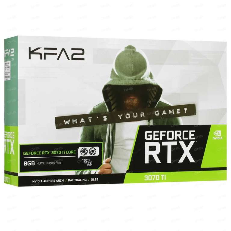 Видеокарта KFA2 GeForce RTX 3070 Ti (1-Click OC)