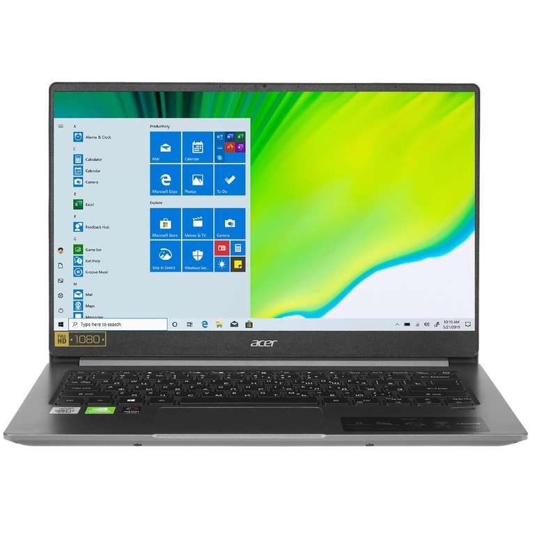 Ультрабук Acer Swift 3 SF314-57G-78D5 (14", IPS, GeForce MX350 2 ГБ, i7-1065G7, RAM 16 ГБ, SSD 1 TB, алюминий, Win10H)+другие в описании