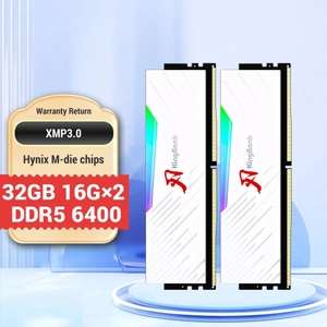 Оперативная память KingBank DDR5 2x16 ГБ, заявленная частота 6400 (с Озон картой, доставка из-за рубежа)