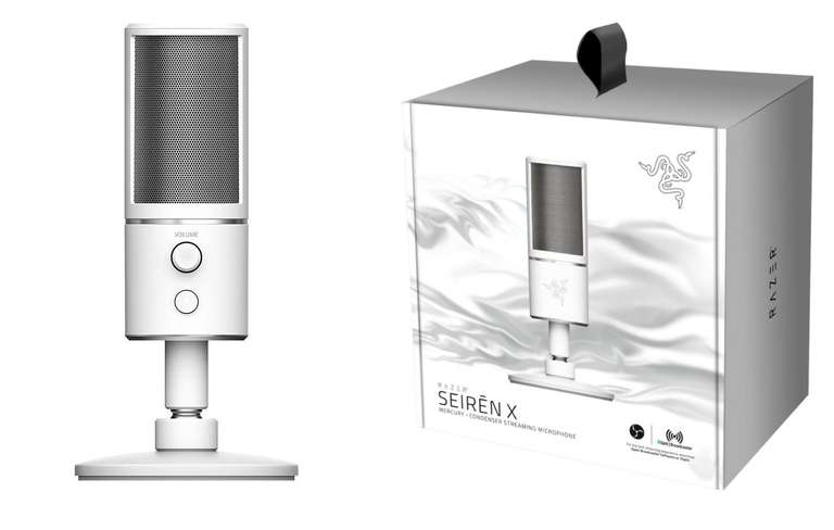 Микрофон Razer Seiren X, белый цвет