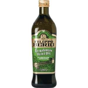 [ЕКБ] Масло оливковое Filippo Berio Extra Virgin, стеклянная бутылка, 1 л