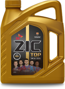 Синтетическое моторное масло ZIC TOP 0W-40, 4 л