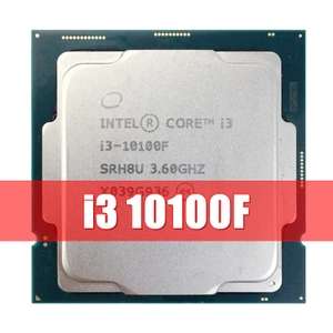 Процессор Intel Core i3-10100F, 4 ядра, 8 потоков, 65 Вт (через qiwi 6028₽)