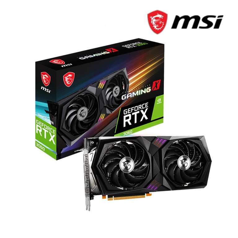 Видеокарта MSI GeForce RTX 3060 GAMING 12G X Z TRIO VENTUS 192 256bit GDDR6