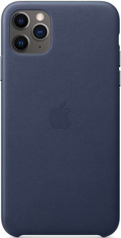 [МО] Клип-кейс Apple iPhone 11 Pro Max MX0G2ZM/A кожаный Темно-синий