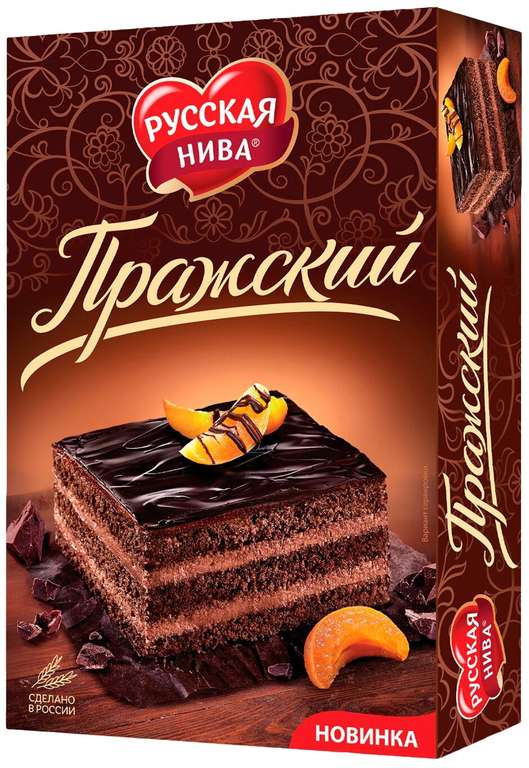 Торт Русская нива Пражский, 400 г
