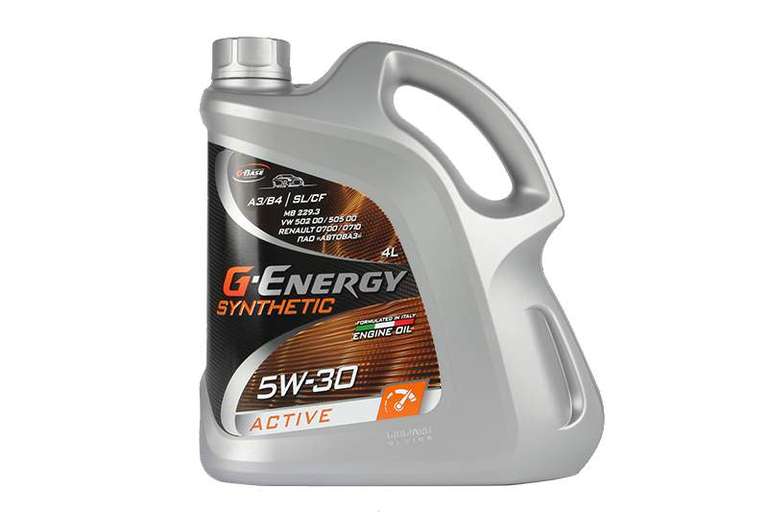 Масло моторное G-ENERGY Synthetic Active 5W30 4л (+ возврат 415₽)