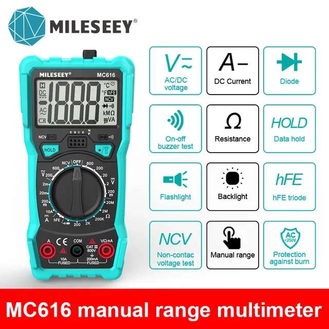 Цифровой мультиметр Mileseey MC616