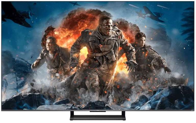65" (163 см) Телевизор LED TCL 65C735, черный, 4K UltraHD, Google TV