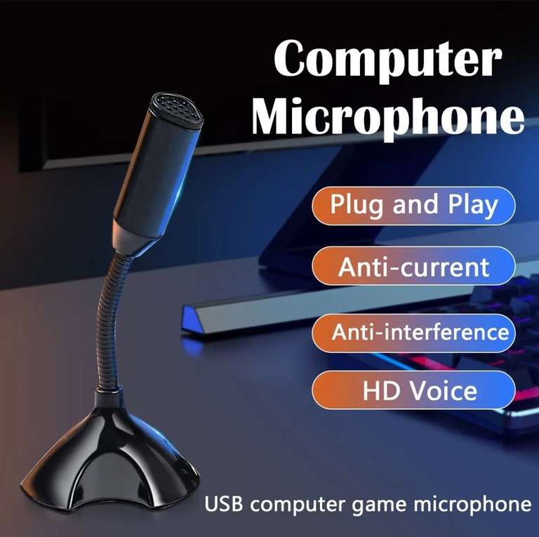 USB-микрофон Fonken ноутбуку и компьютеру