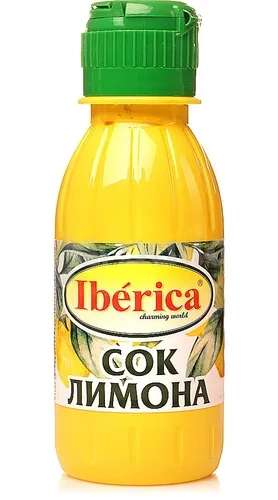 Iberica сок лимона 100%, 0,25 л