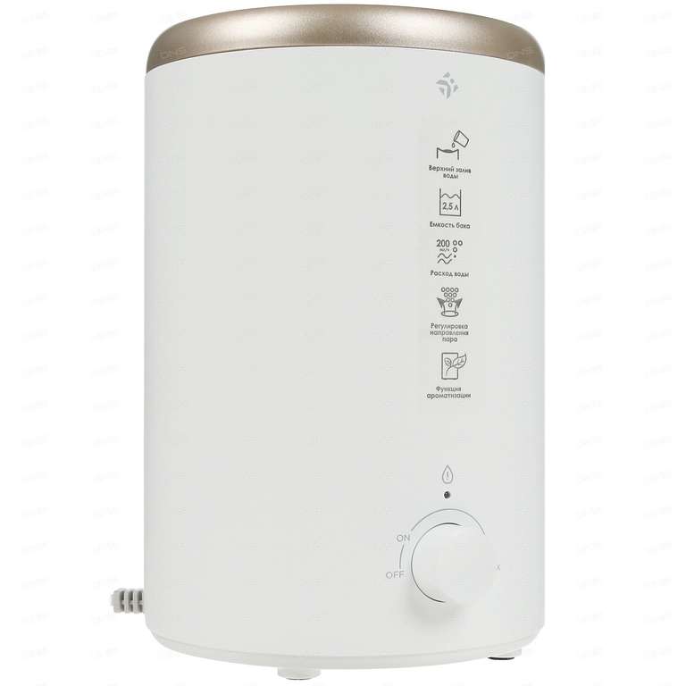 Увлажнитель воздуха DEXP HD-340 (26 Вт, 2.5 л, 200 мл/ч, ароматизация)